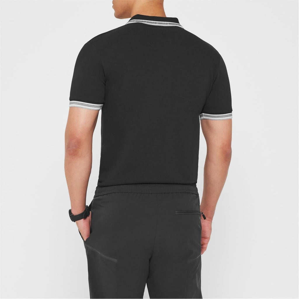 Boss Green Paddy Polo Shirt With Contrast Tipping