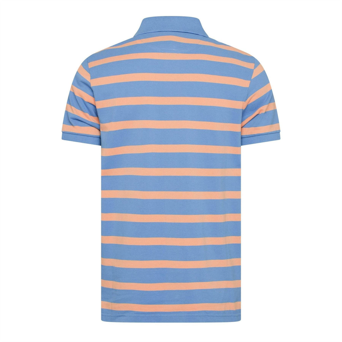 Gant Striped Collared Neck Short Sleeve Polo Shirt