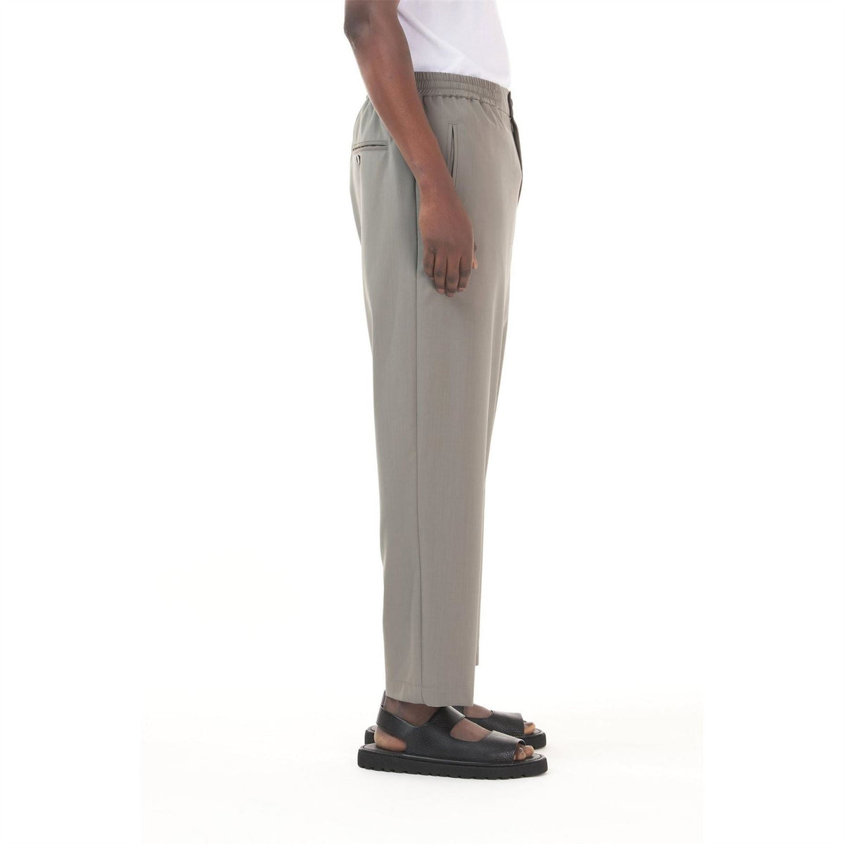 Barena Ameo Solid Patterned Straight Trousers