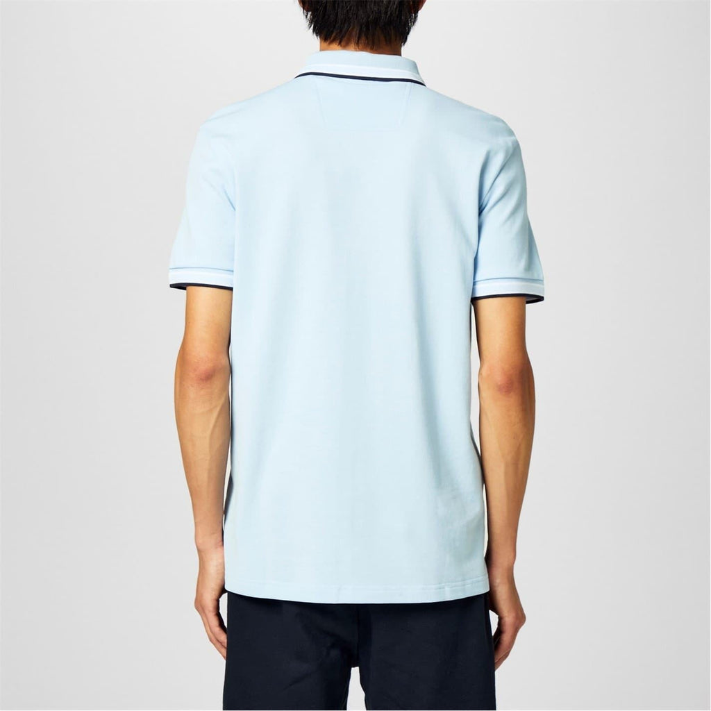 Boss Green Paddy Polo Shirt With Contrast Tipping