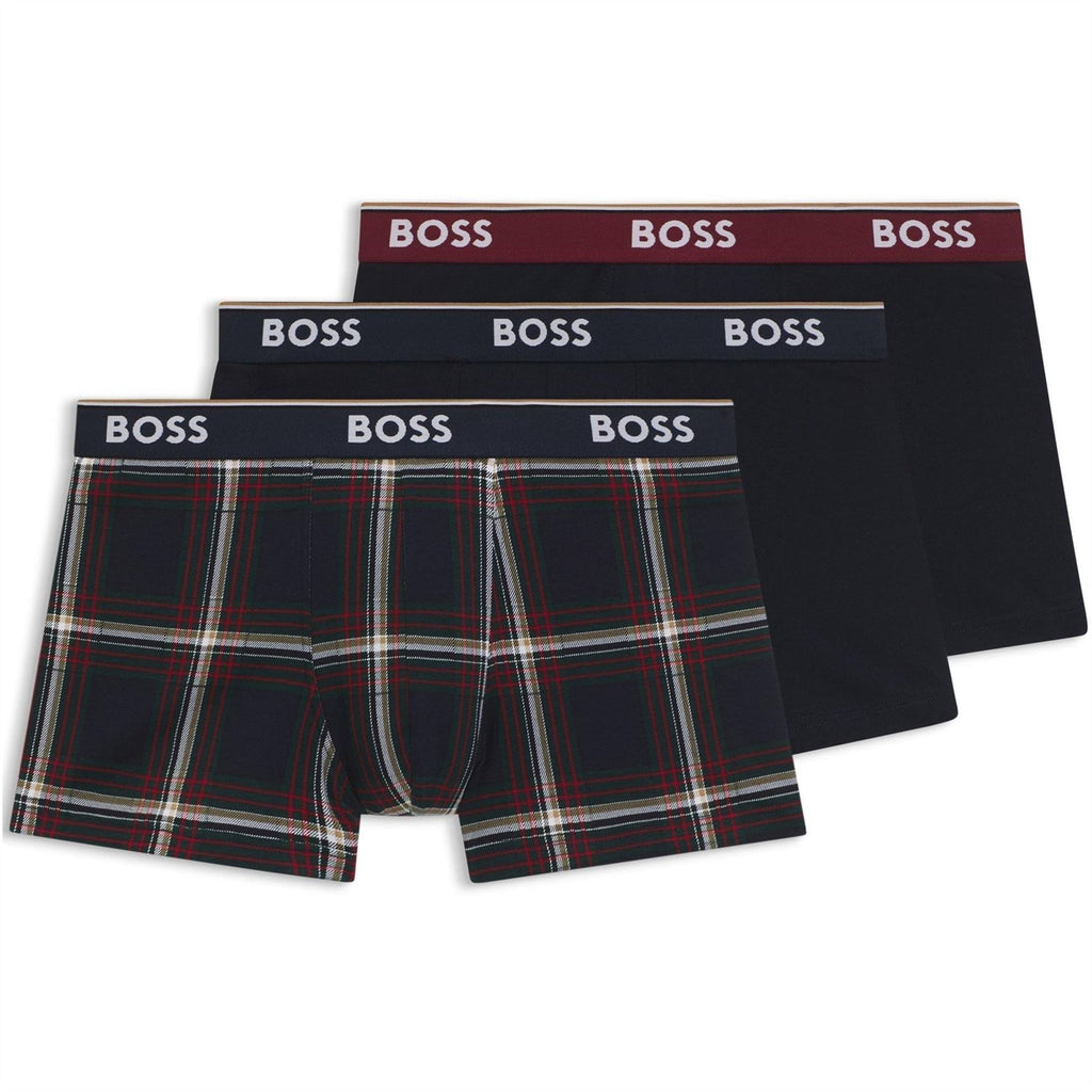Boss Bodywear 3 Pack Boxer Shorts with Logo Detail