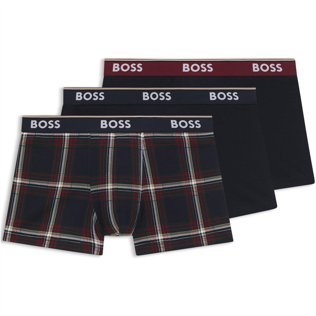 Boss Bodywear 3 Pack Boxer Shorts with Logo Detail
