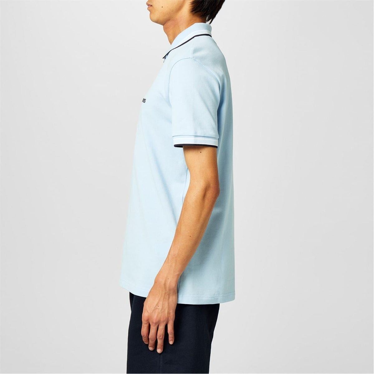 Boss Green Paddy Polo Shirt With Contrast Tipping