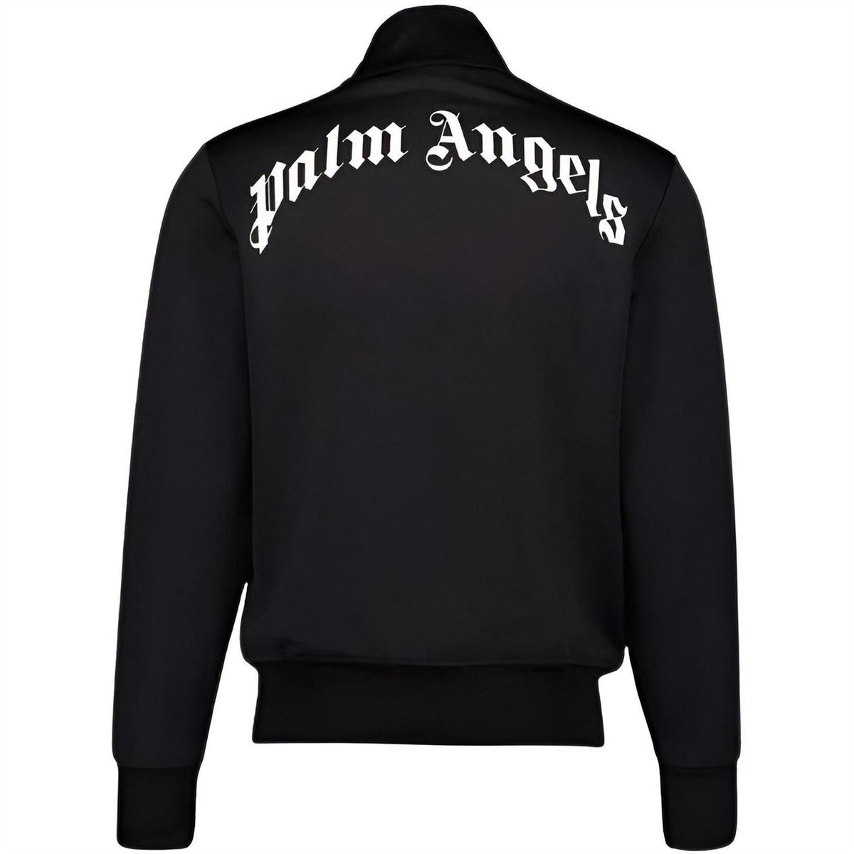 Palm Angels Mens Back Curved Logo Tracksuit Top