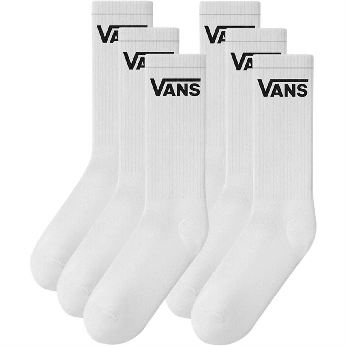 Vans Mens 6 Pack Crew Sock