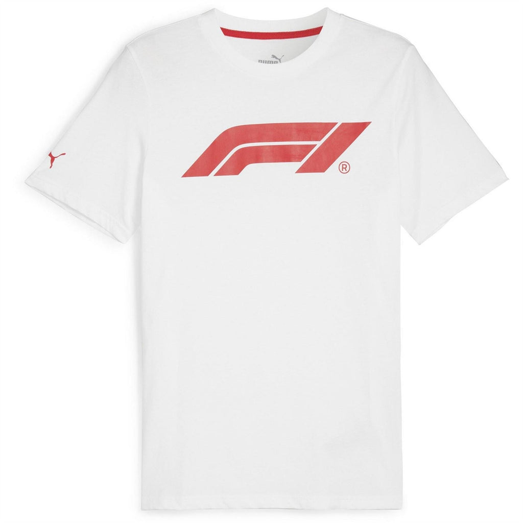 Puma Regular Fit Logo Print Crew Neck T-Shirt