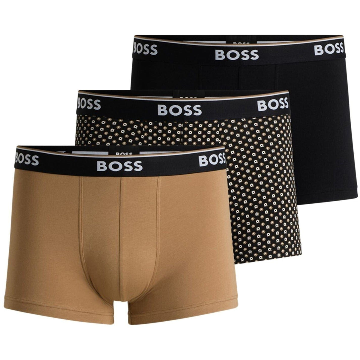 Boss Bodywear 3 Pack Boxer Shorts with Logo Detail
