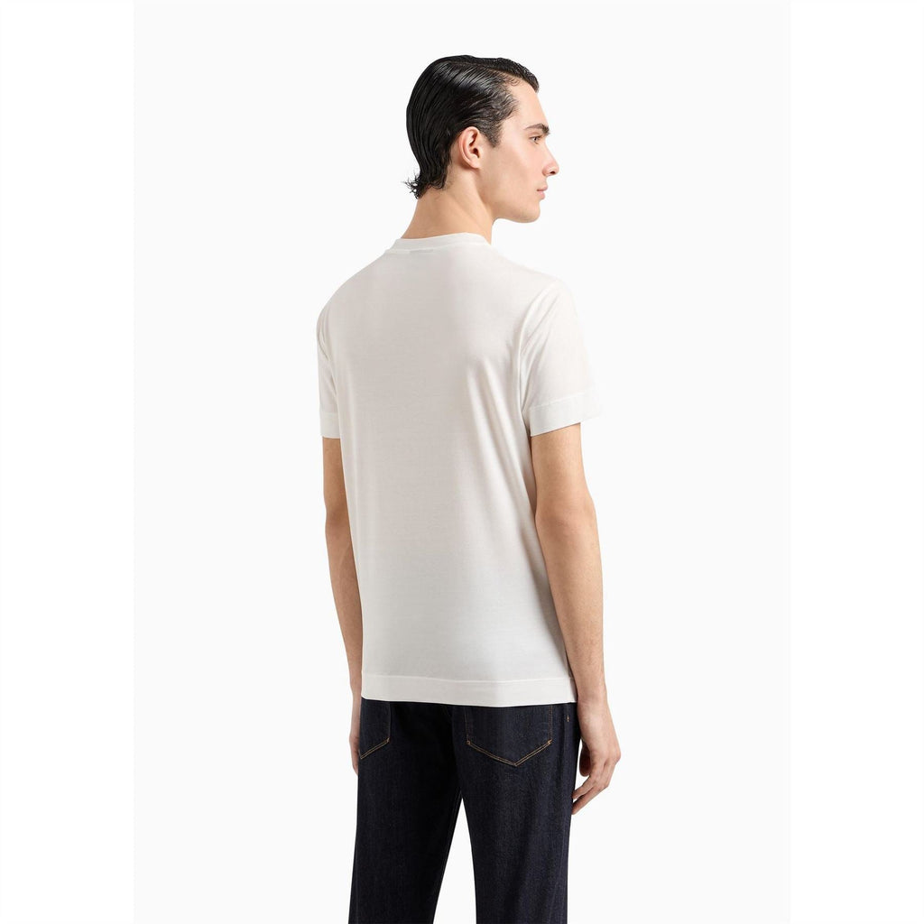 Emporio Armani EA7 Regular Fit Lettering Crew Neck T-Shirt