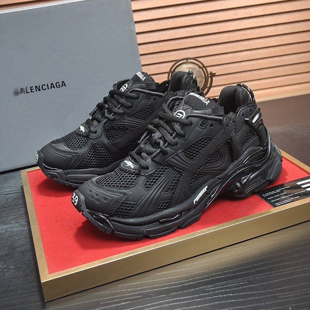 Balenciaga Runner Sneaker in White & Grey