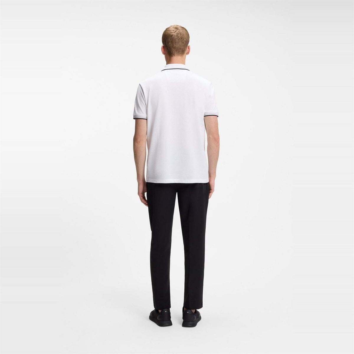 Boss Green Paddy Polo Shirt With Contrast Tipping