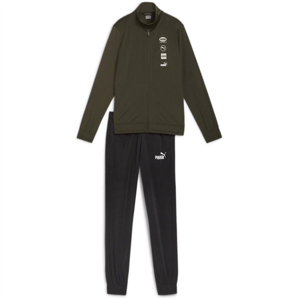 Puma Zip Neck Long Sleeve Athletic Tracksuit