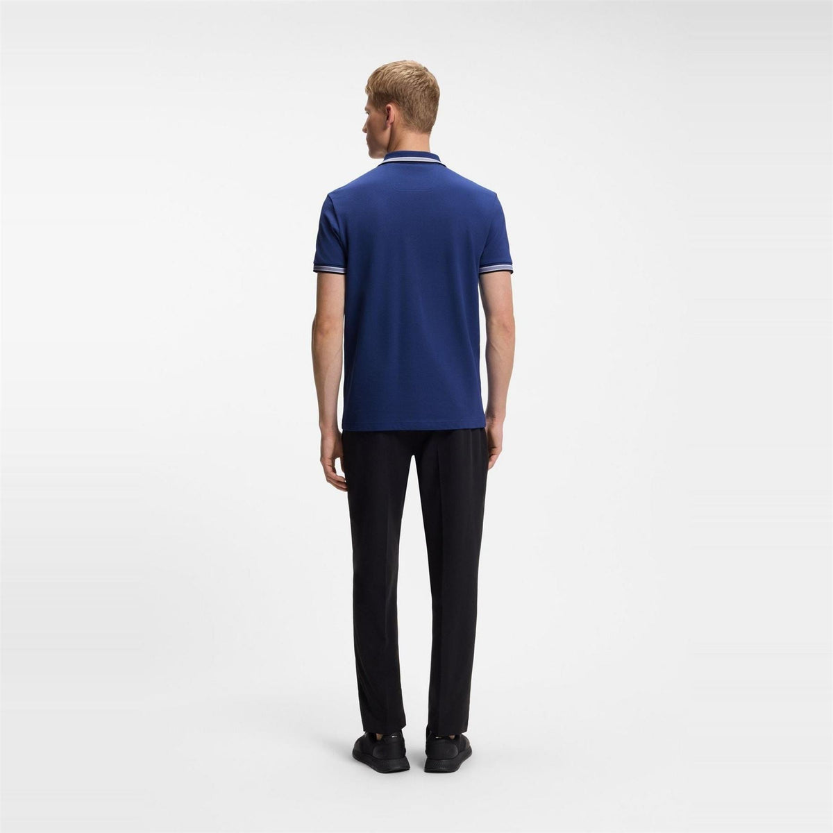Boss Green Paddy Polo Shirt With Contrast Tipping