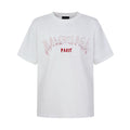 Balenciaga Paris Arched Logo T-Shirt in Black & Red