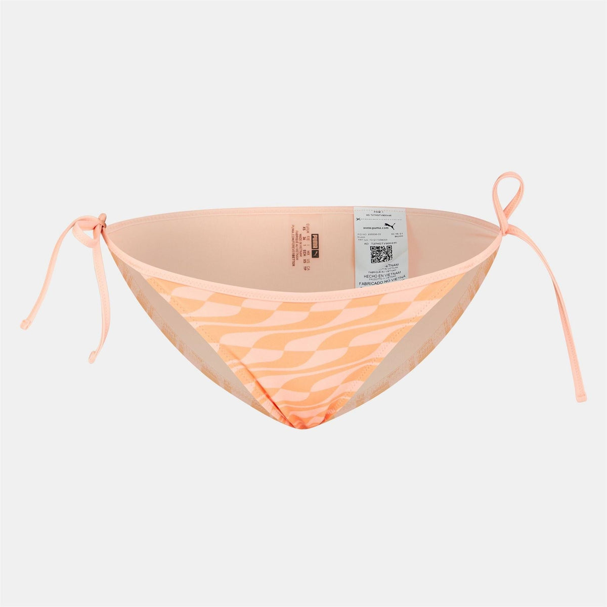 Puma Wave Patterned Tie Bikini Bottom