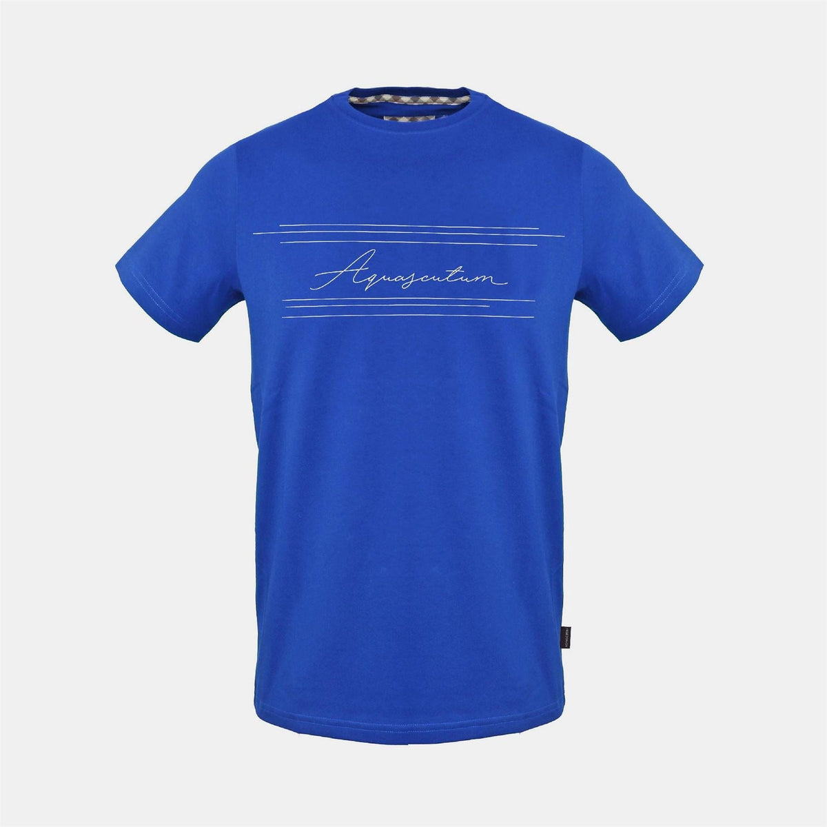 Aquascutum Printed Logo Crew Neck Short Sleeve T-Shirt