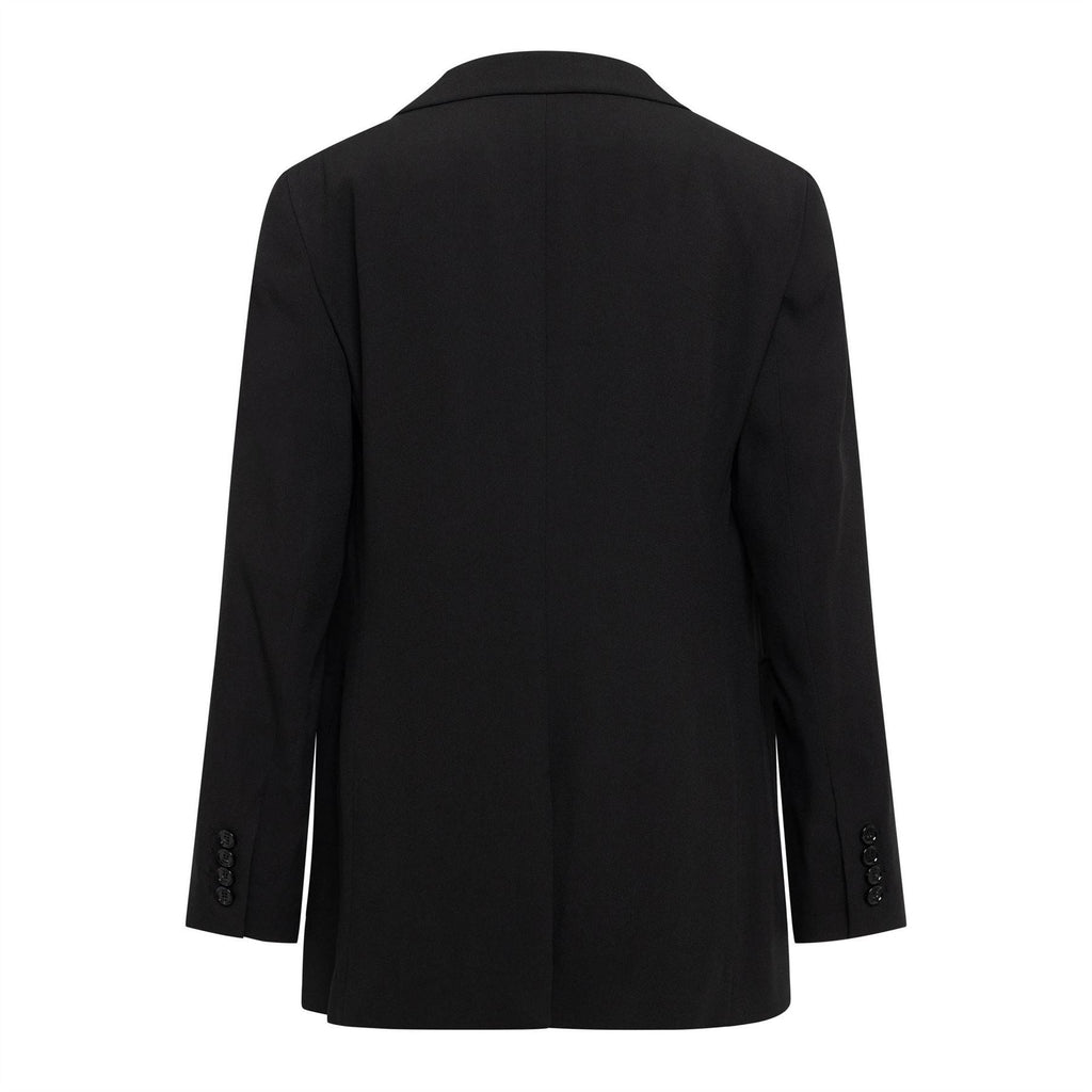 Boss Solid Patterned Lapel Collared Woven Cuff Blazer