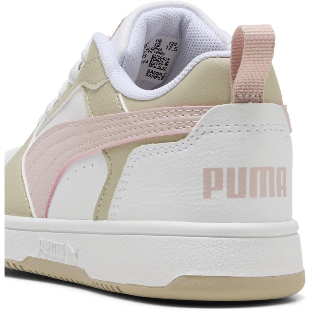 Puma Kids Rebound V6 Low Top Trainers