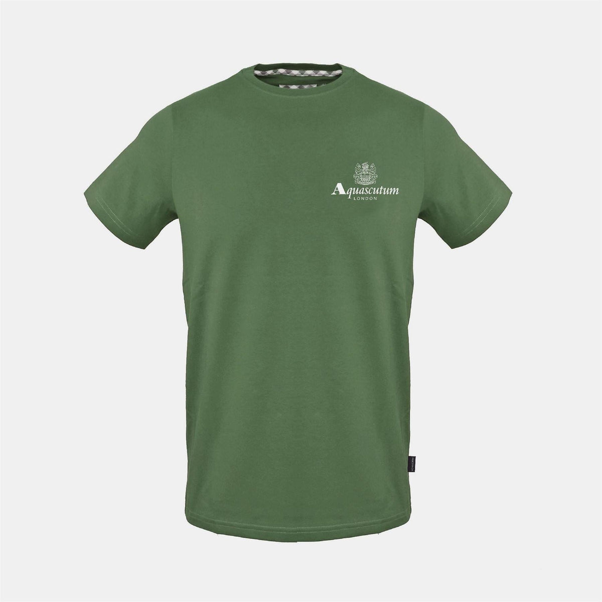 Aquascutum Wordmark Crew Neck Short Sleeve Jersey T-Shirt