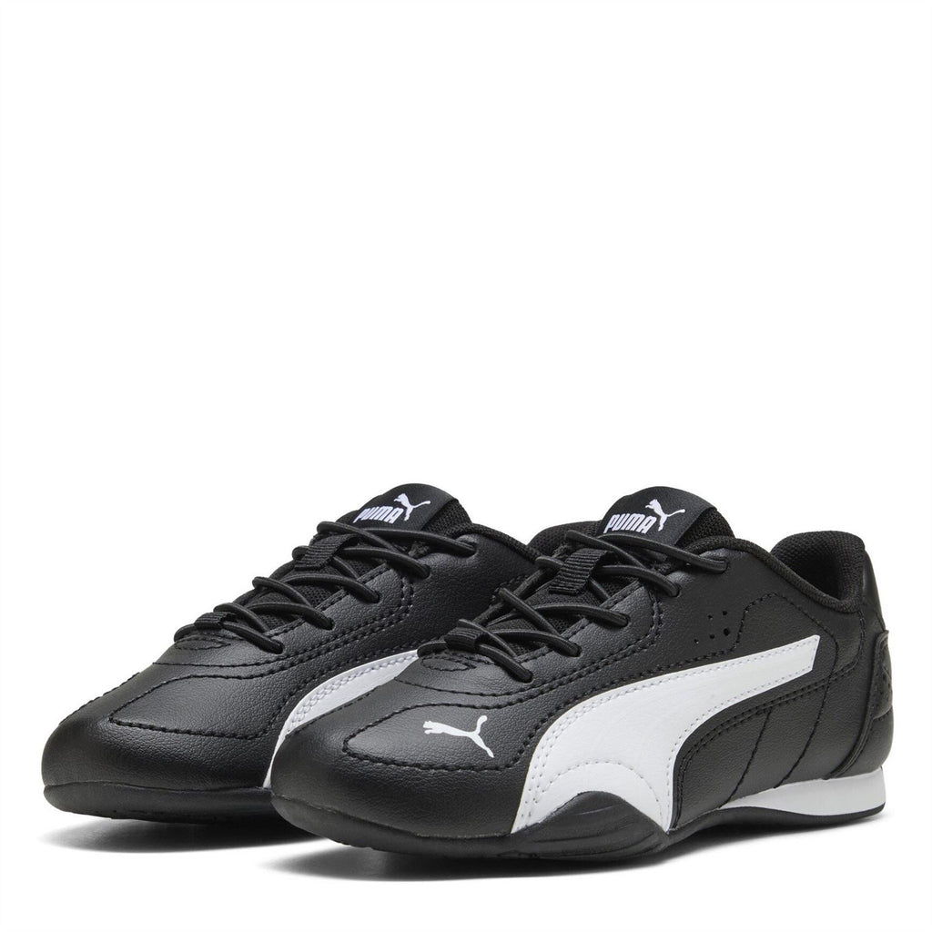 Puma Low Top Round Toe Flat Heel Sneakers
