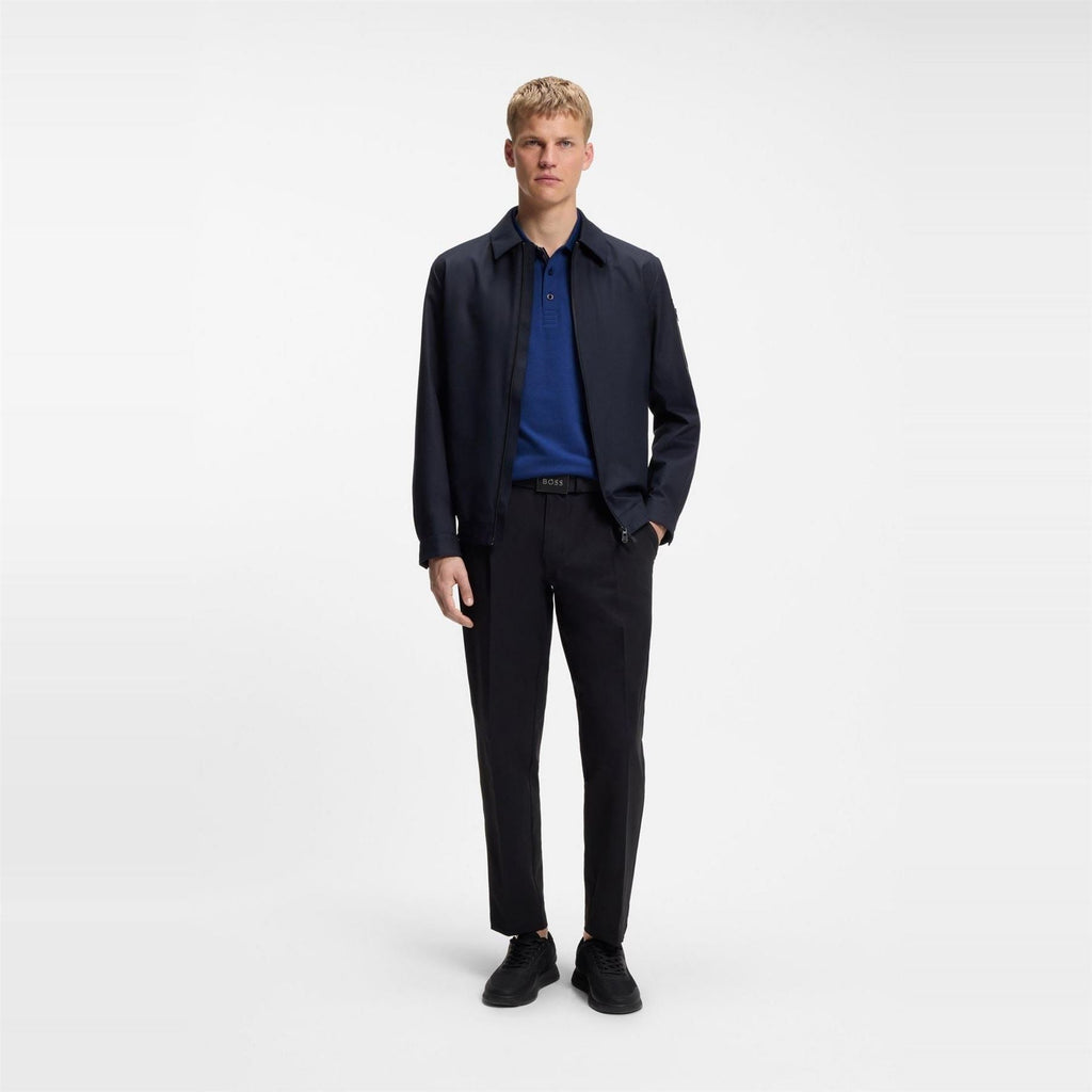 Boss Green Paddy Polo Shirt With Contrast Tipping