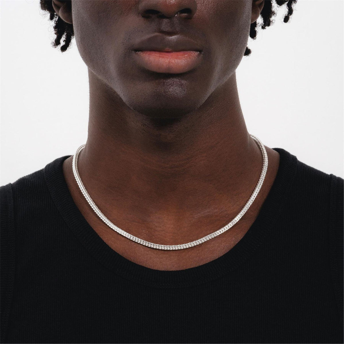 Common Lines Franco Chain (silver)