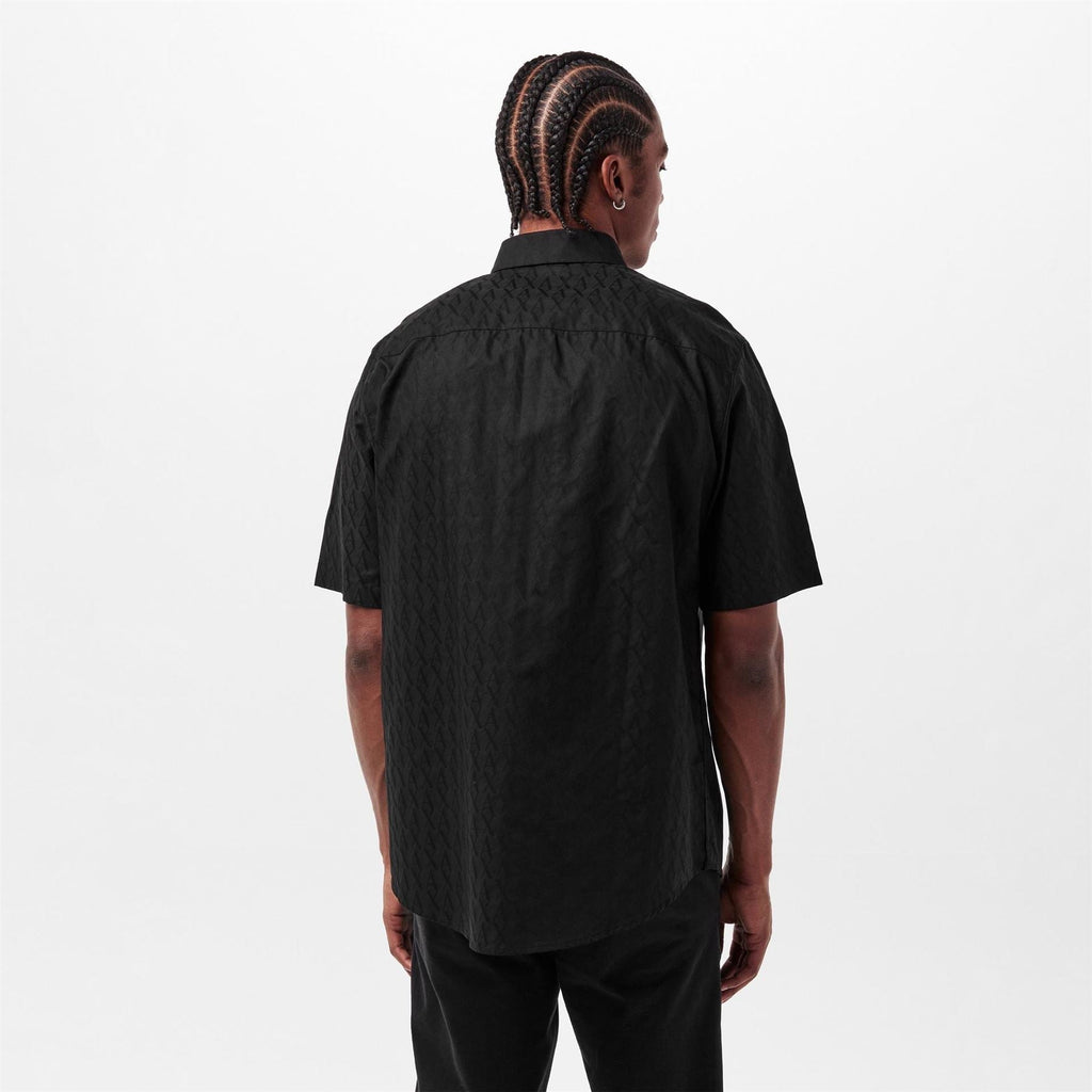 Armani Exchange Exchange Collared Neck Short Sleeve Shirt