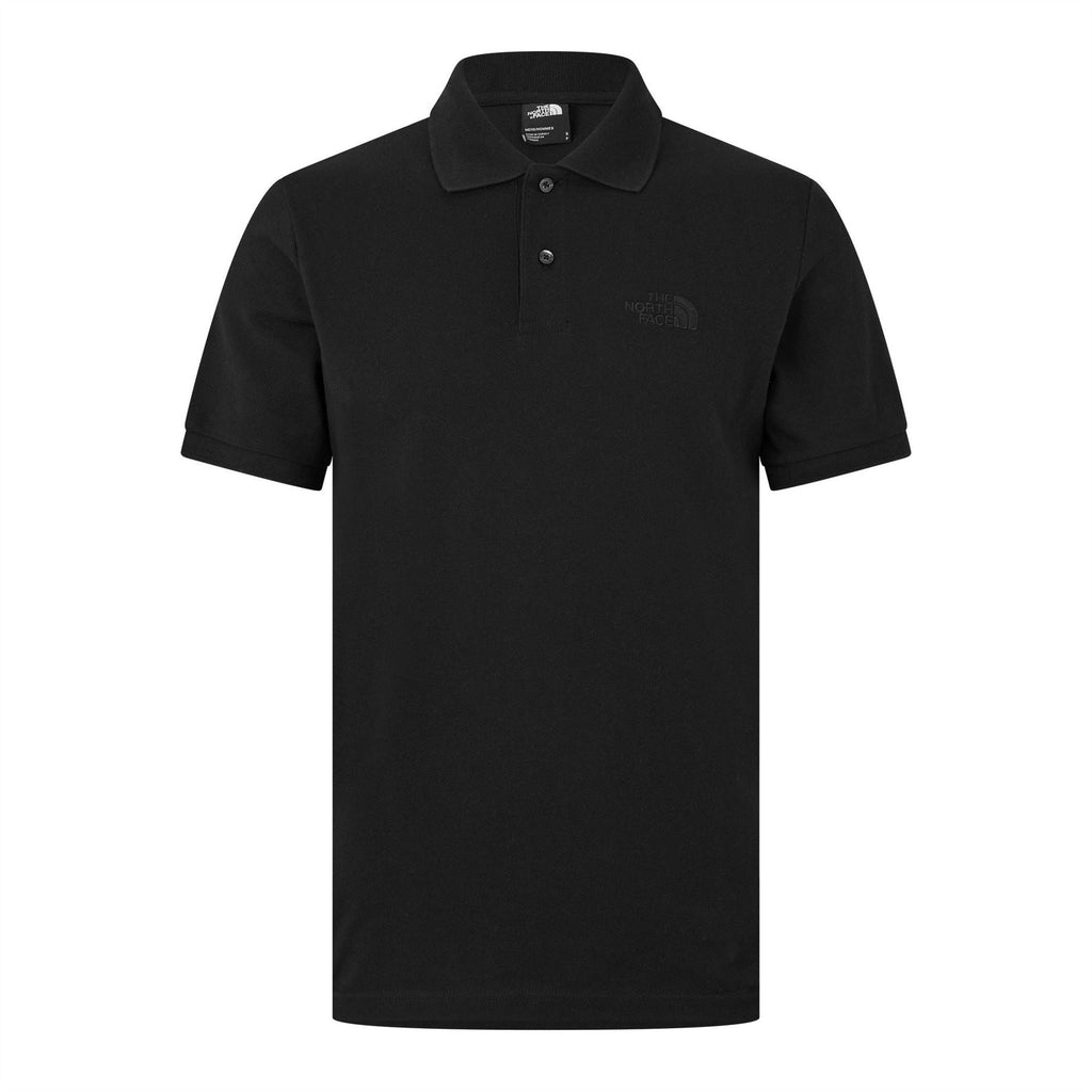 North Face Mens Essential Regular Polo Tnf Black Shirt