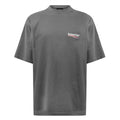 Balenciaga Oversized Embroidered Cotton Jersey T-Shirt