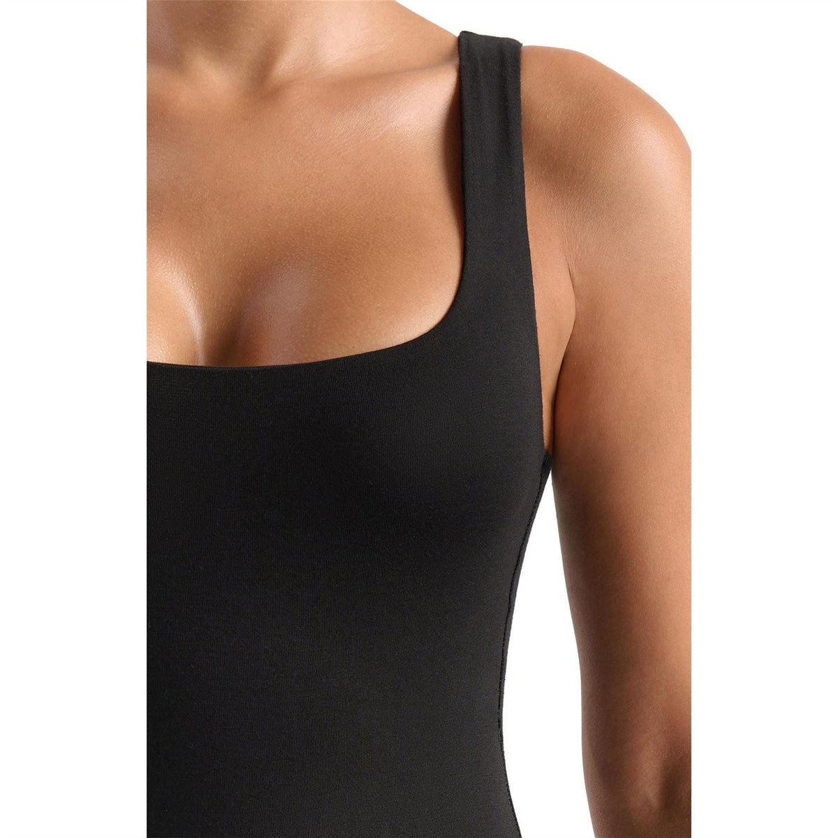 Naked Wardrobe Smooth Scooped Tank Bodysuit