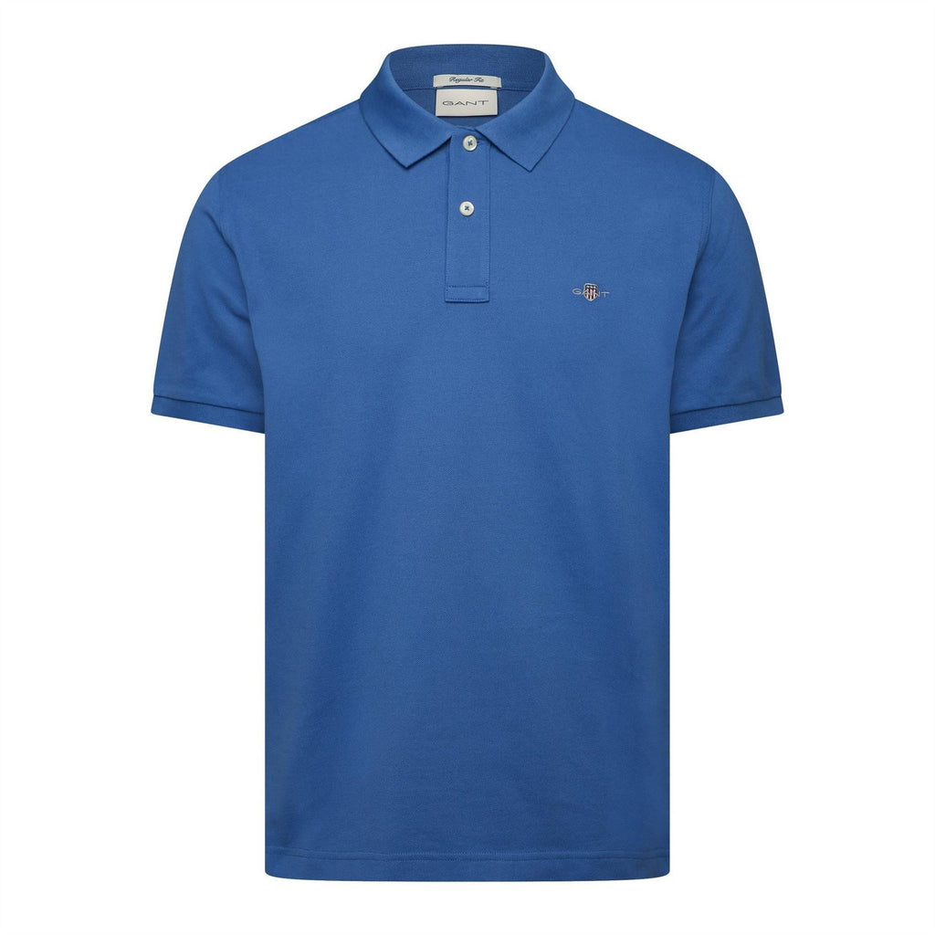 Gant Regular Fit Collared Neck Short Sleeve Top