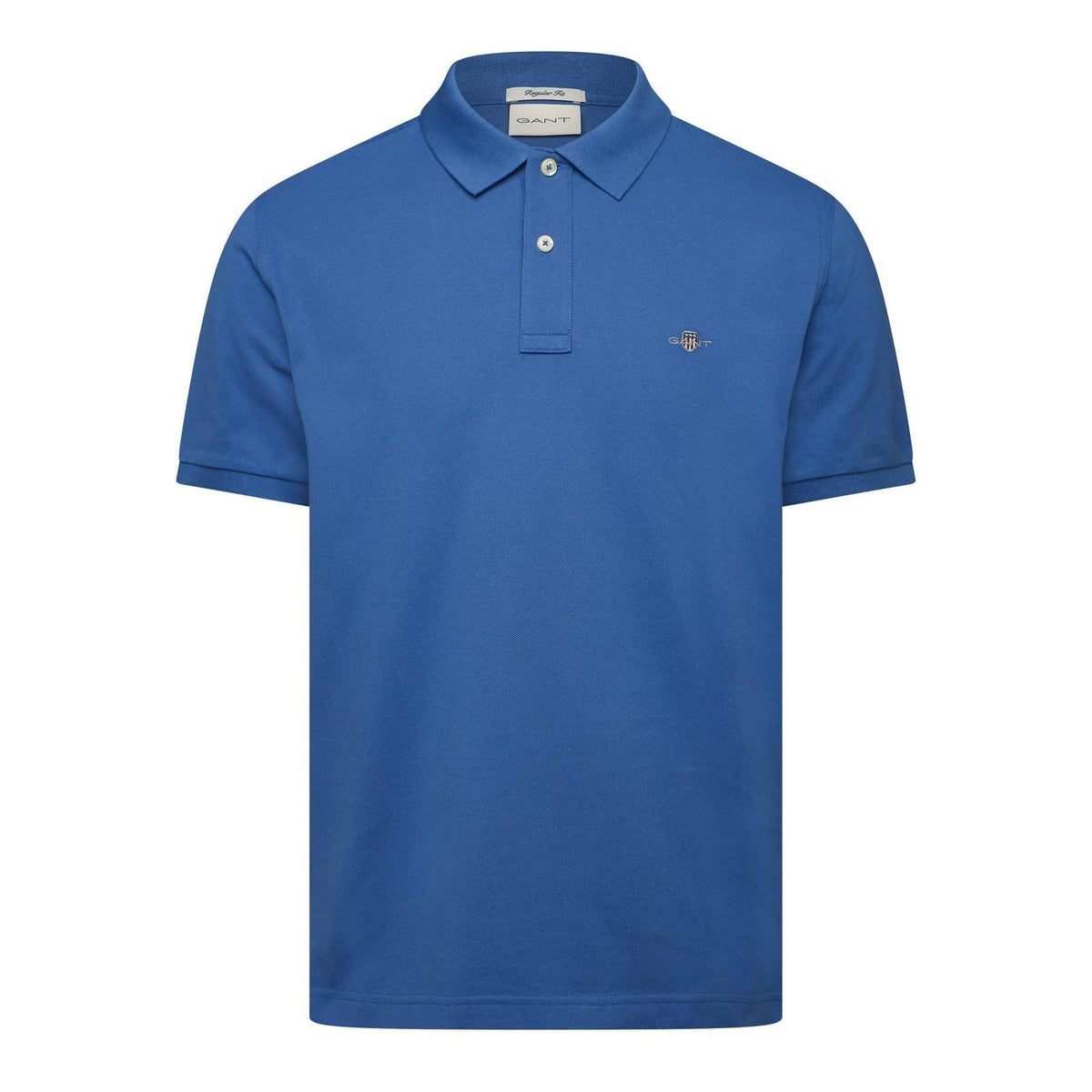 Gant Regular Fit Collared Neck Short Sleeve Top