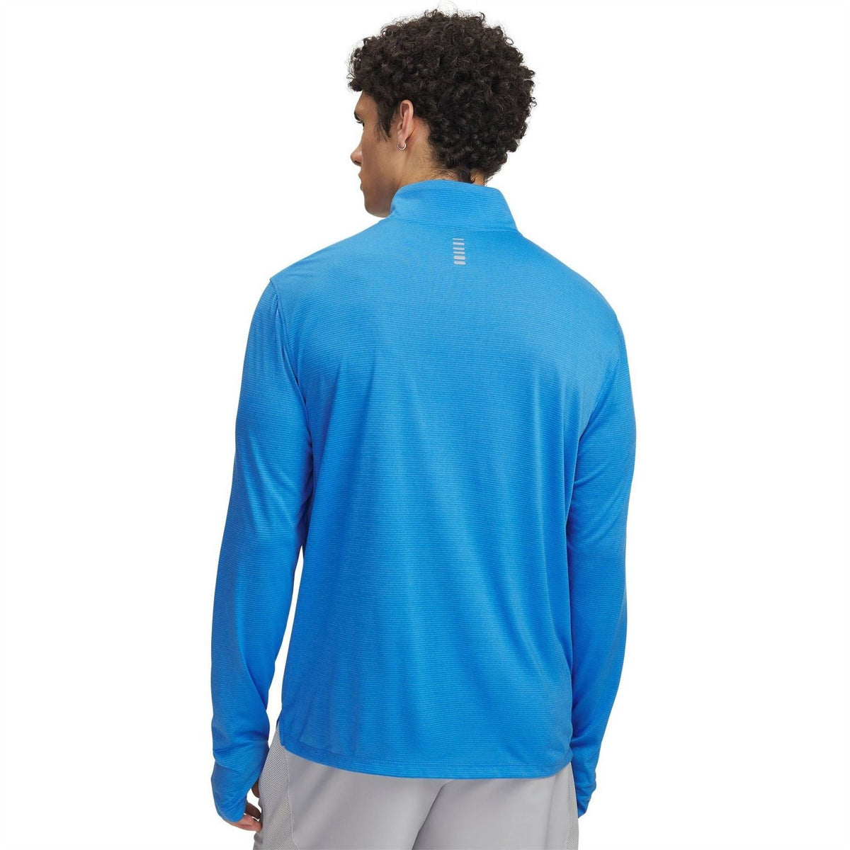 Under Armour Launch Zip Neck High Collar Long Sleeve T-Shirt