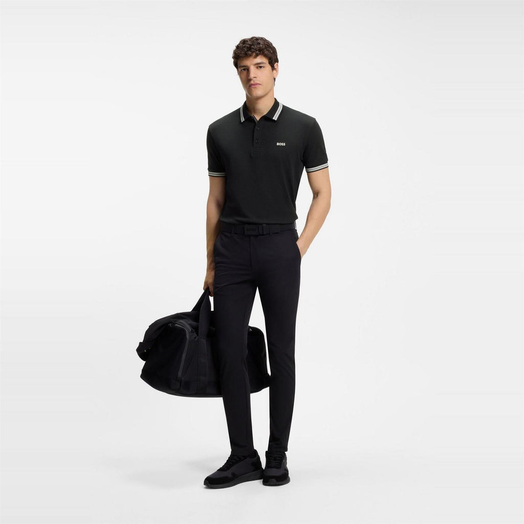 Boss Green Paddy Polo Shirt With Contrast Tipping