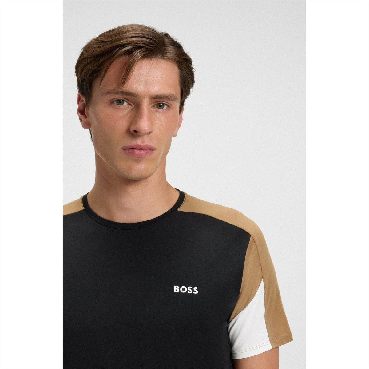 Boss Wordmark Crew Neck Short Sleeve Regular Fit T-Shirt