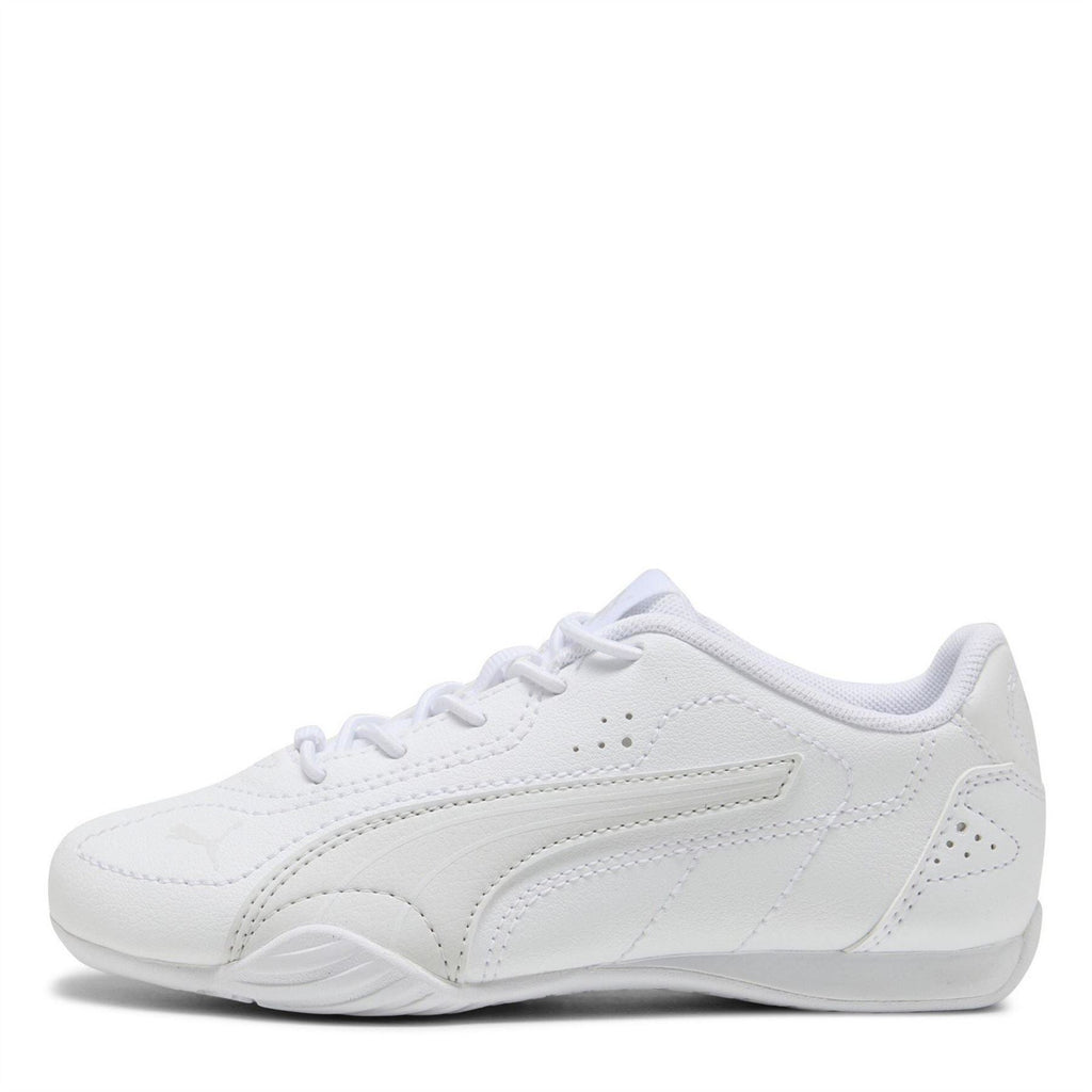 Puma Low Top Round Toe Flat Heel Sneakers