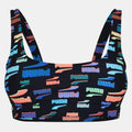 Puma Logo Print Bikini Top