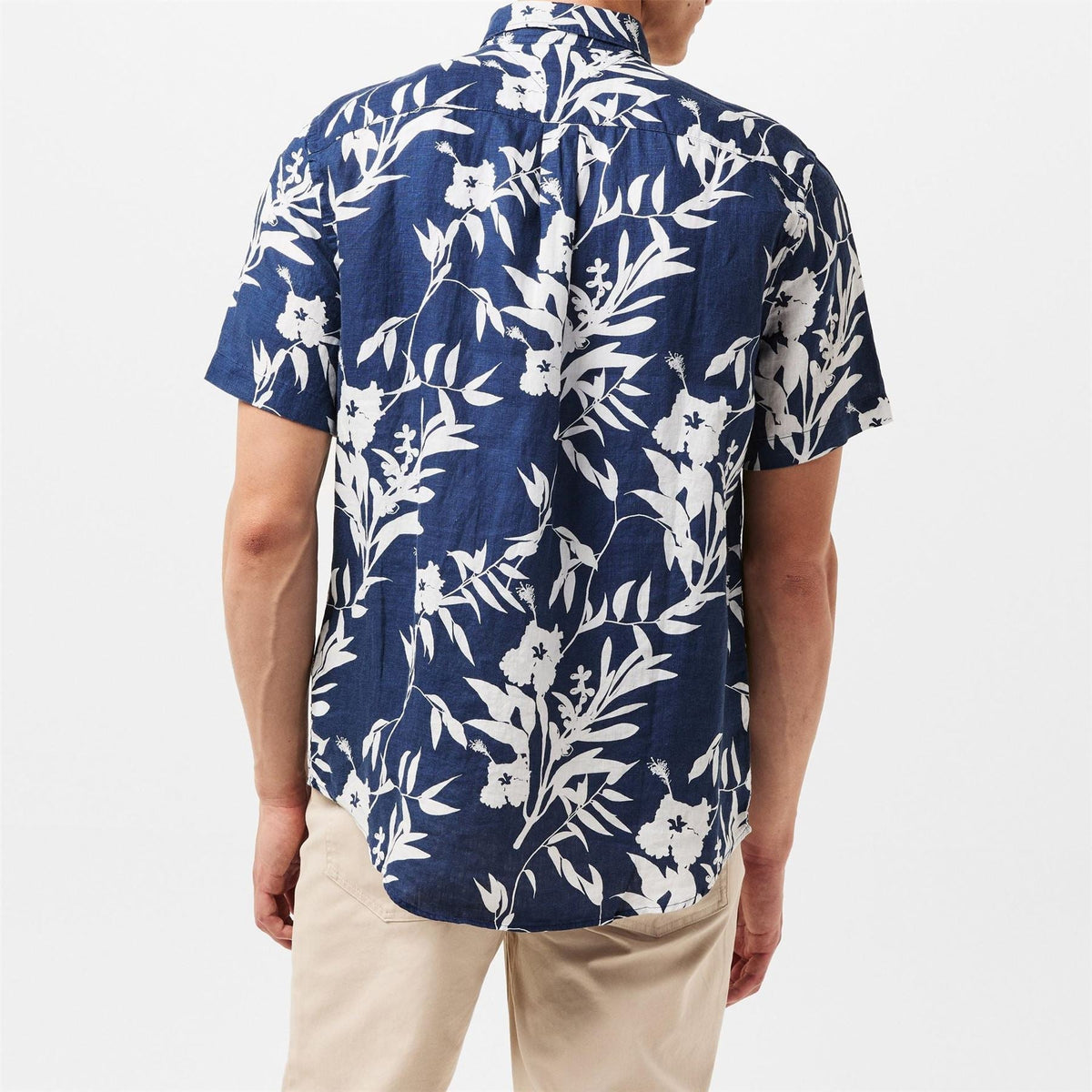 Tommy Hilfiger Tropical Print Regular Fit Short Sleeve Shirt