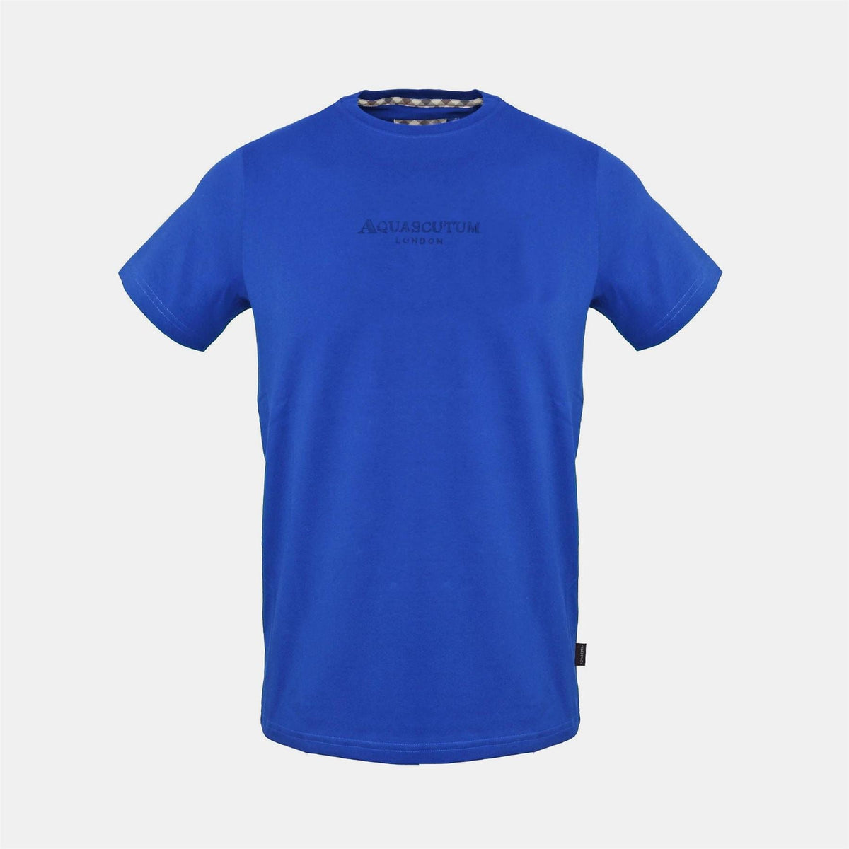 Aquascutum Text Graphic Crew Neck Short Sleeve T-Shirt