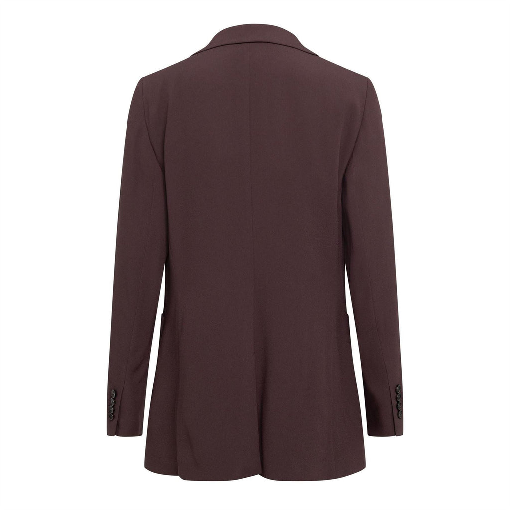 Boss Solid Patterned Lapel Collared Woven Cuff Blazer