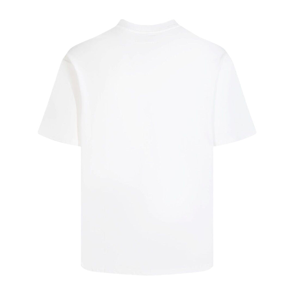 Balenciaga Wavy Stripe Logo T-Shirt in Black & White