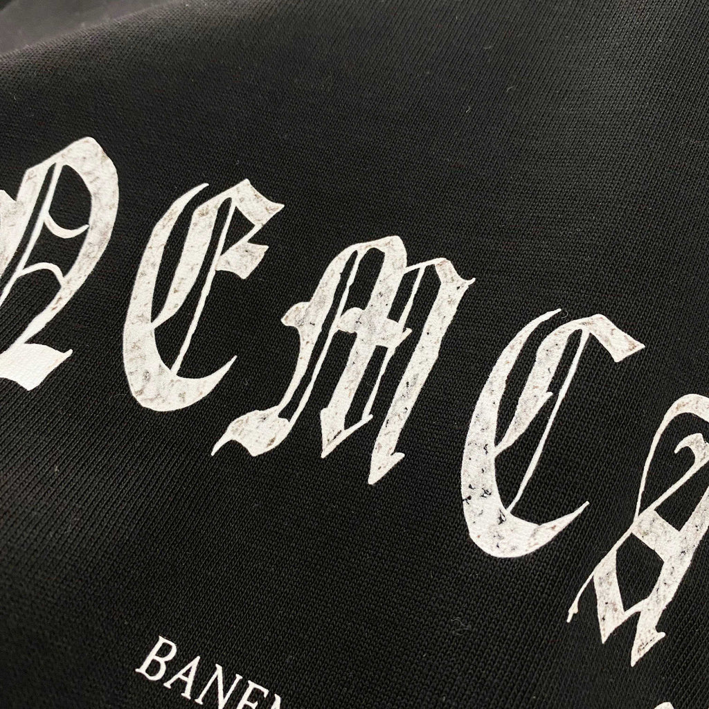 Balenciaga Gothic Arch Logo T-Shirt in Black