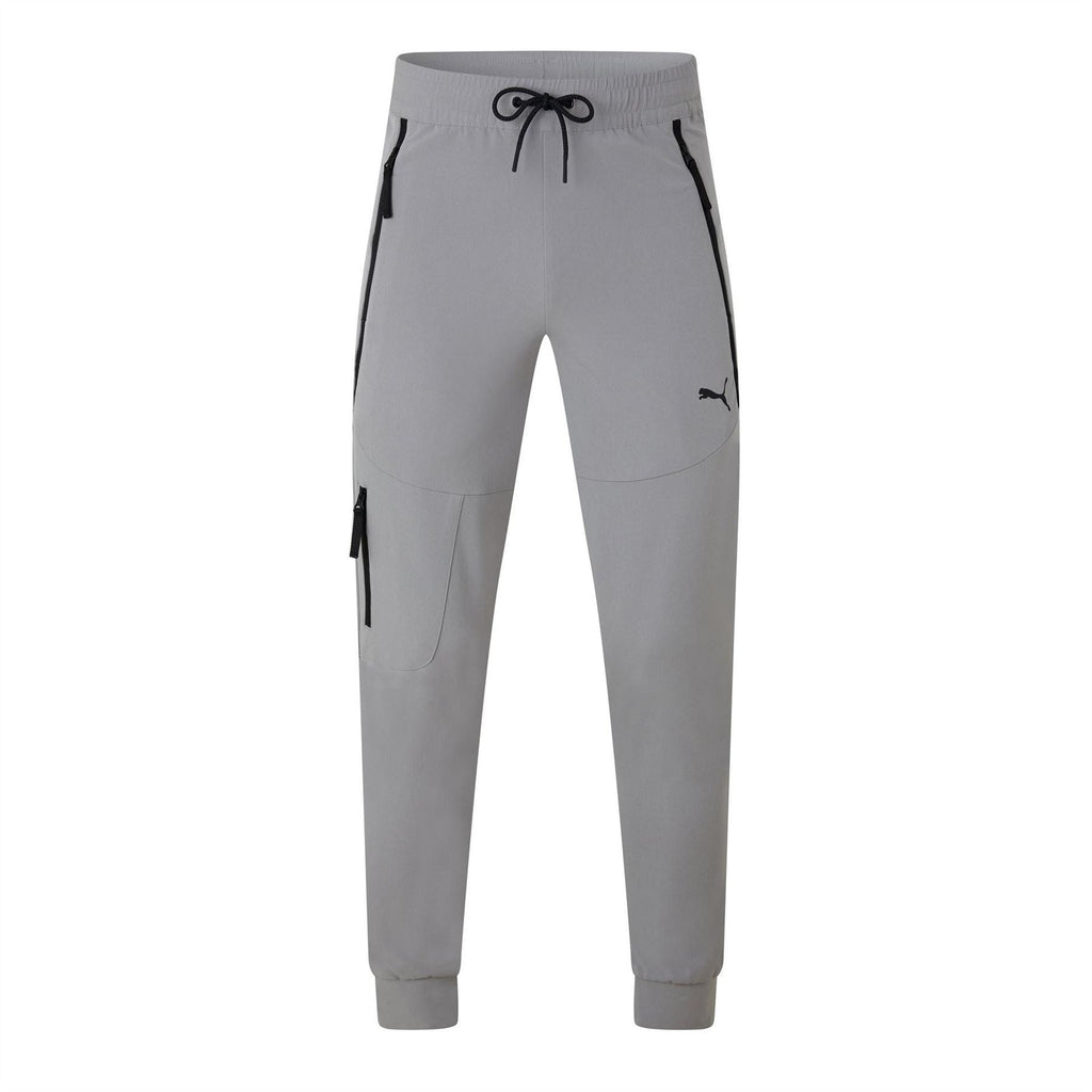 Puma Zipped Pocket Solid Patterned Joggers