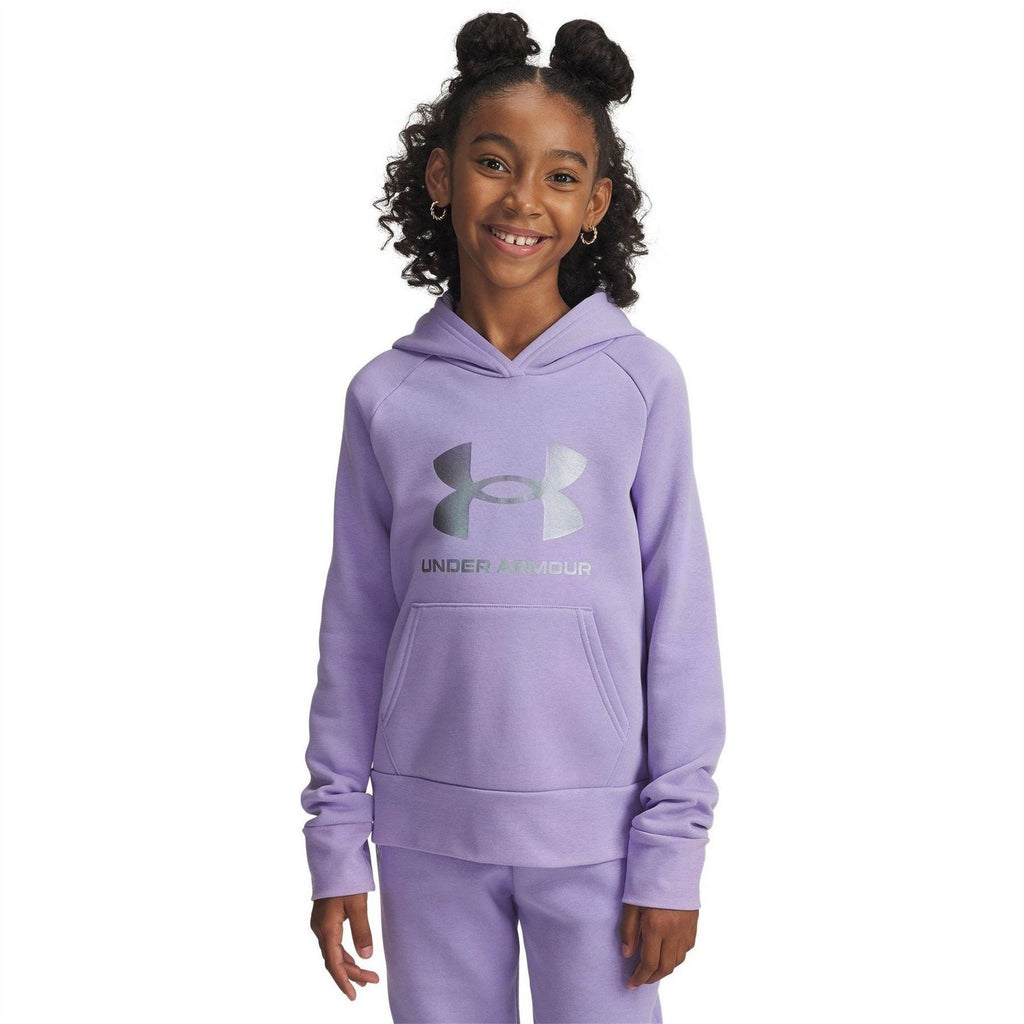 Under Armour UA Rival Bold Logo Hooded Neck Long Sleeve Sweatshirt