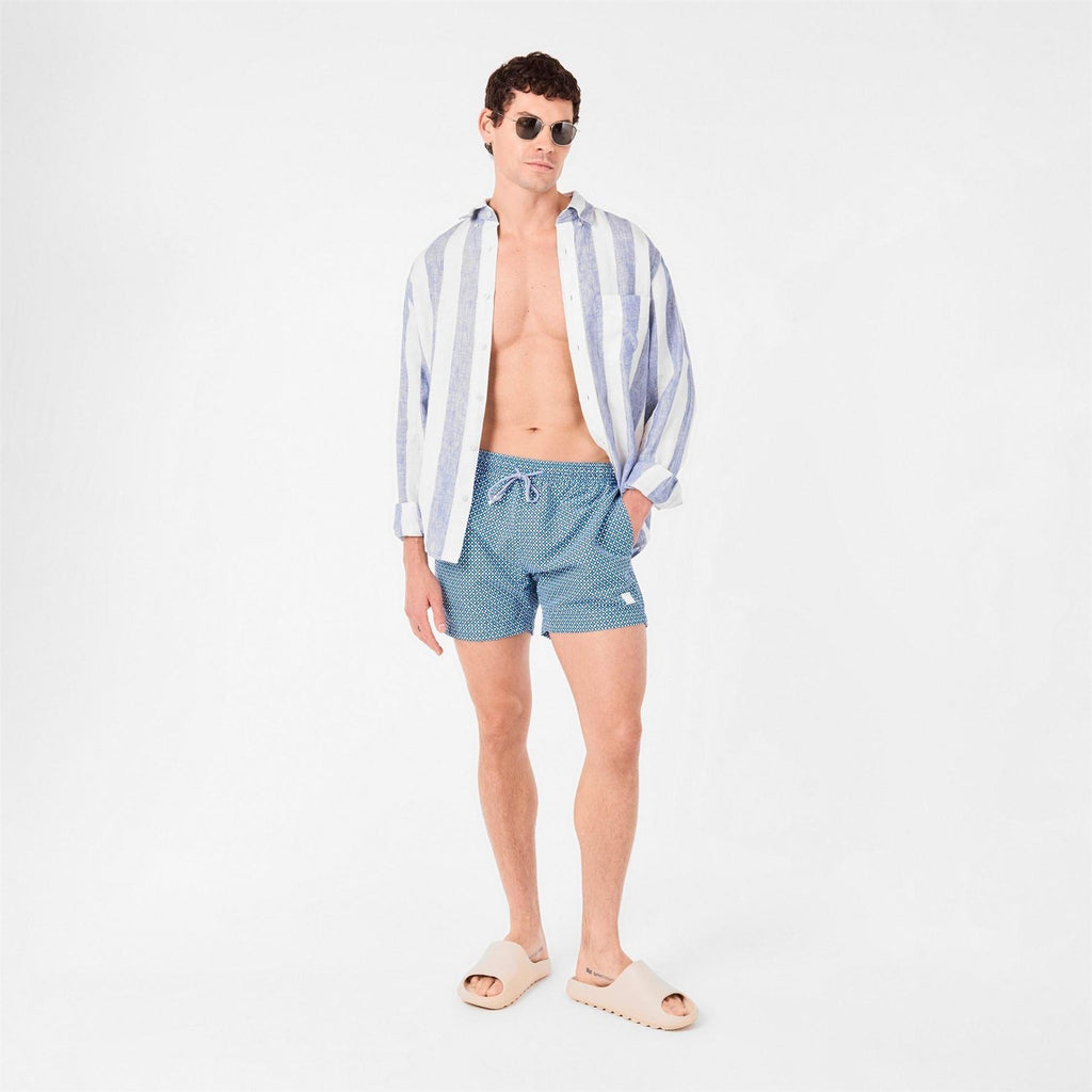 Boss Vibe Geometric Patterned Swim Short