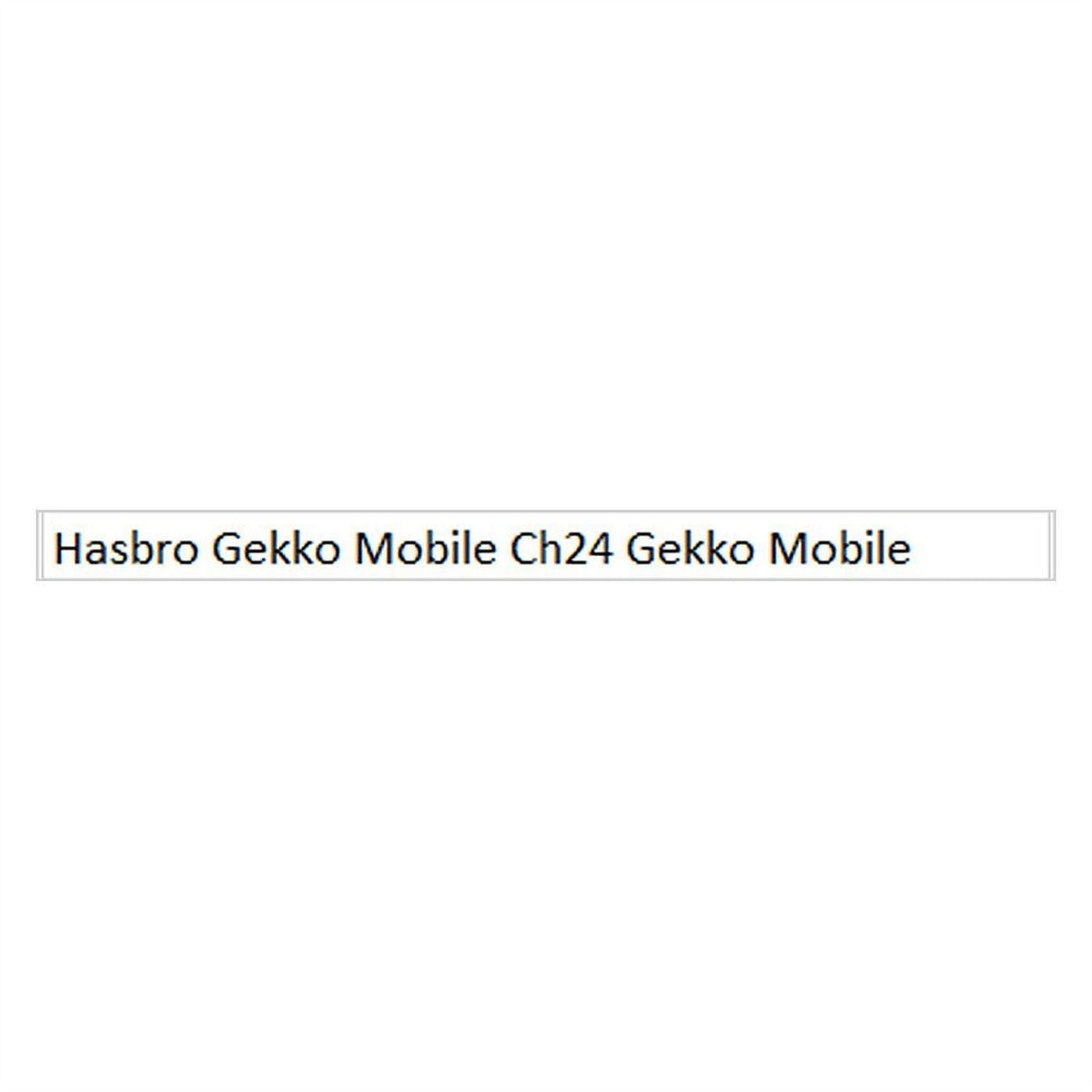 Hasbro Gekko Mobile