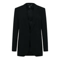 Boss Solid Patterned Lapel Collared Blazer