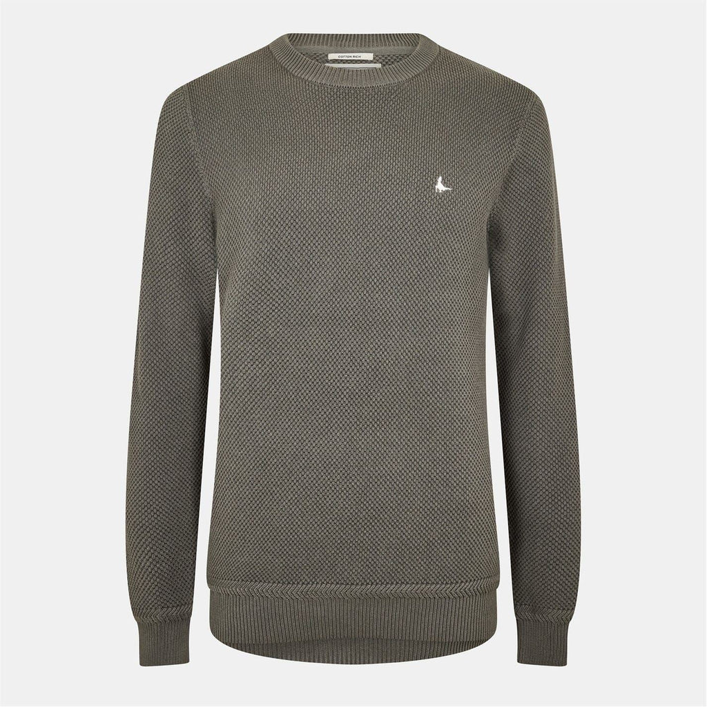 Jack Wills Mens Linus Seed Stitch Crew Neck Jumper