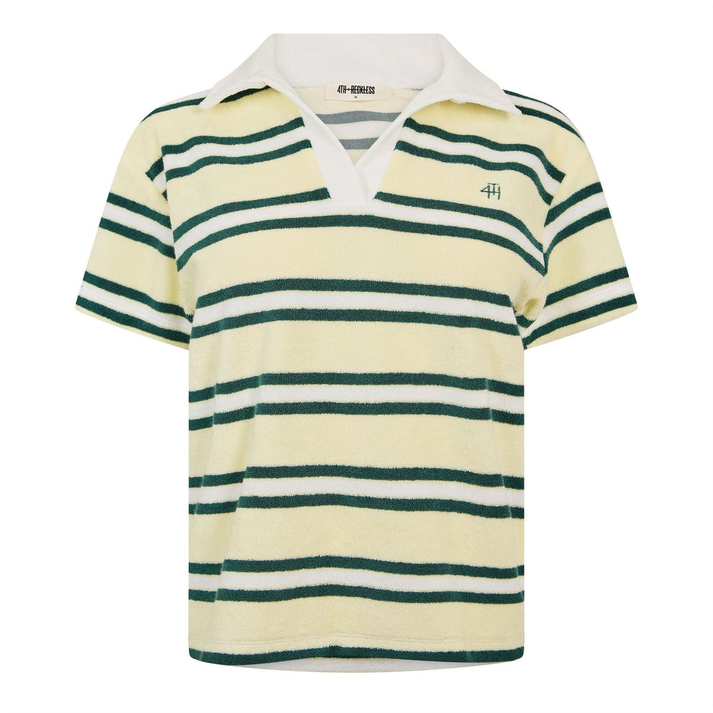 4th and Reckless Womens Zita Polo Rugby Shirt