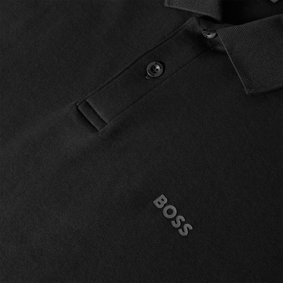 Hugo Wordmark Collared Neck Short Sleeve Polo Shirt