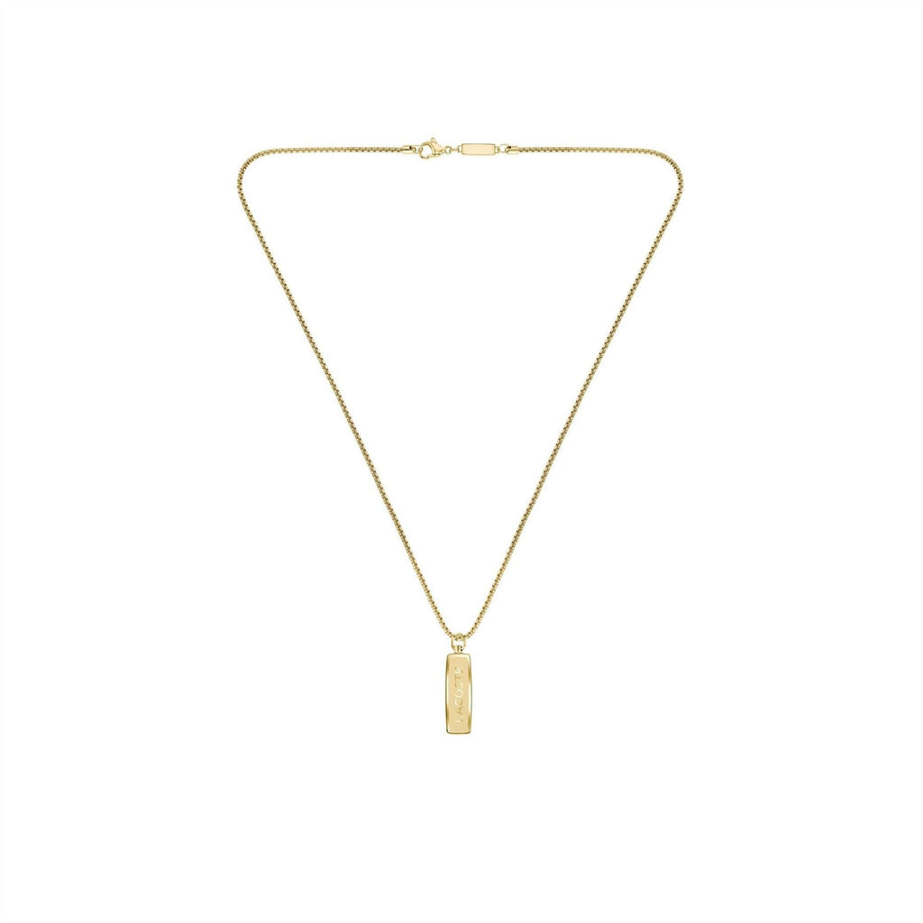 Lacoste Mens District Reversible Pendant Necklace